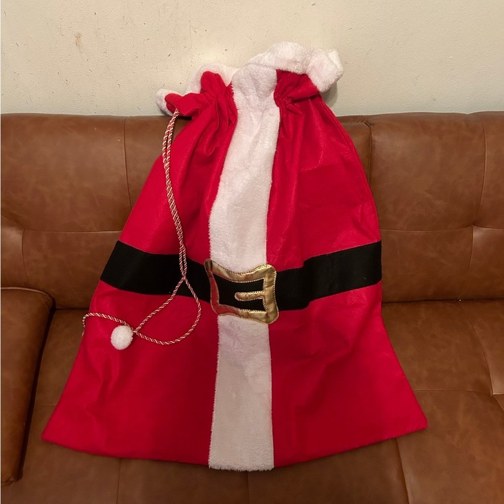Santa Claus Gift Sack with Belt Design